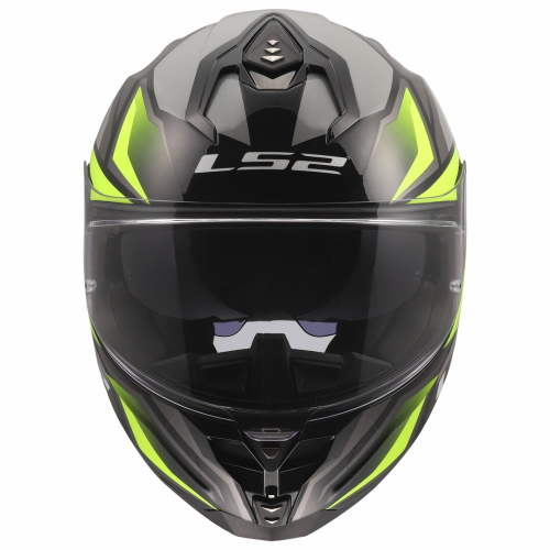 CASCO INTEGRALE LS2 FF817 CHALLENGER II VIPER GREY H V YELLOW | LS2
