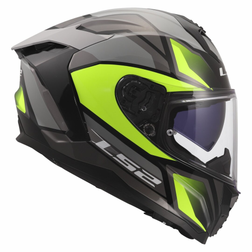 CASCO INTEGRALE LS2 FF817 CHALLENGER II VIPER GREY H V YELLOW | LS2