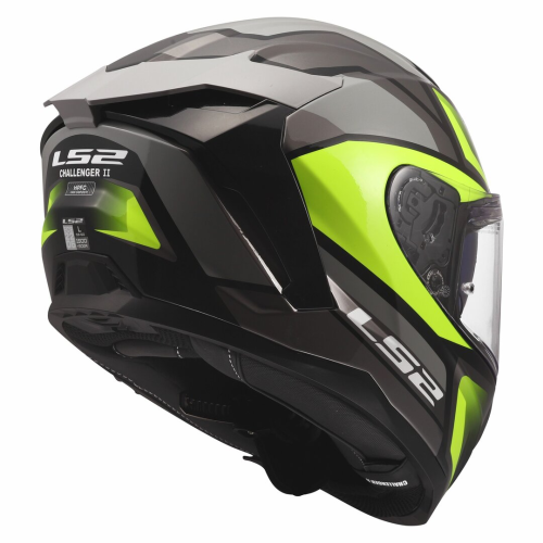 CASCO INTEGRALE LS2 FF817 CHALLENGER II VIPER GREY H V YELLOW | LS2