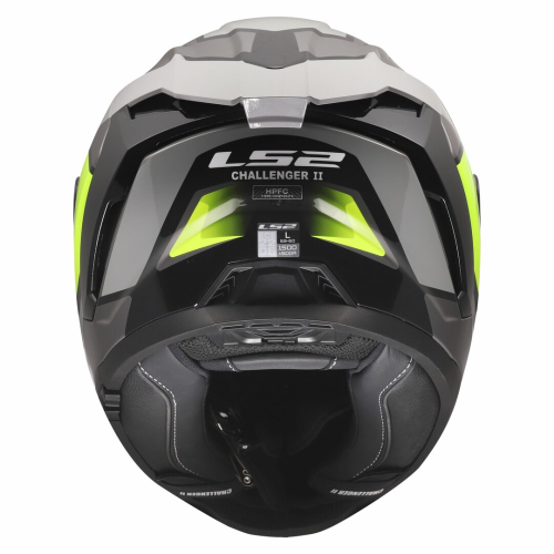 CASCO INTEGRALE LS2 FF817 CHALLENGER II VIPER GREY H V YELLOW | LS2