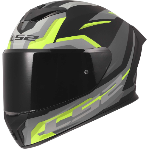CASCO INTEGRALE LS2 FF820 RAPID III HYPER BLACK H V YELLOW | LS2