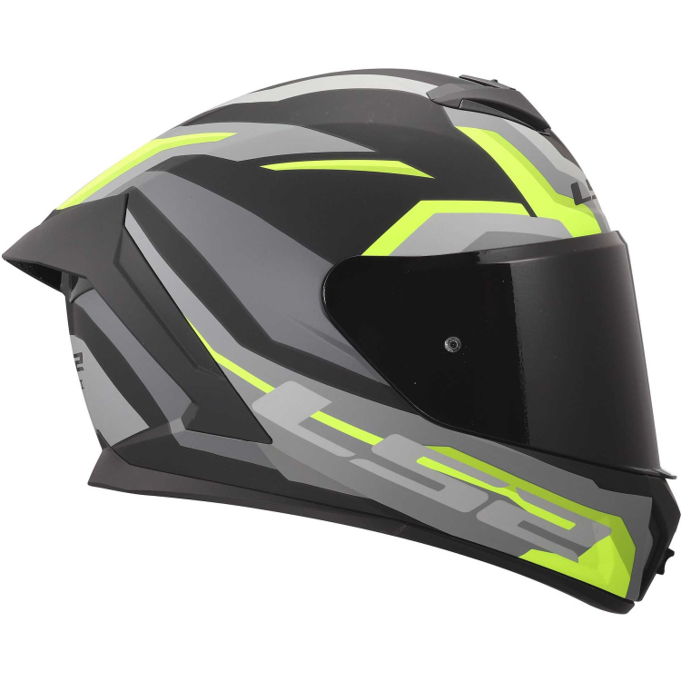 CASCO INTEGRALE LS2 FF820 RAPID III HYPER BLACK H V YELLOW | LS2