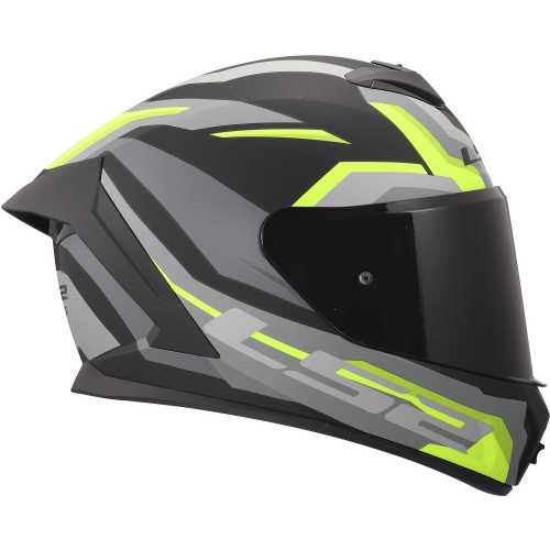 CASCO INTEGRALE LS2 FF820 RAPID III HYPER BLACK H V YELLOW | LS2