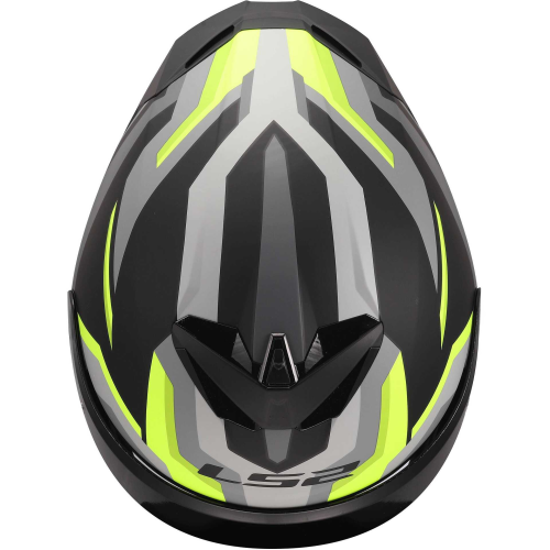 CASCO INTEGRALE LS2 FF820 RAPID III HYPER BLACK H V YELLOW | LS2