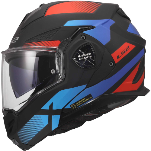 CASCO MODULARE LS2 FF901 ADVANT X NOVA BLACK RED BLUE 06  | LS2