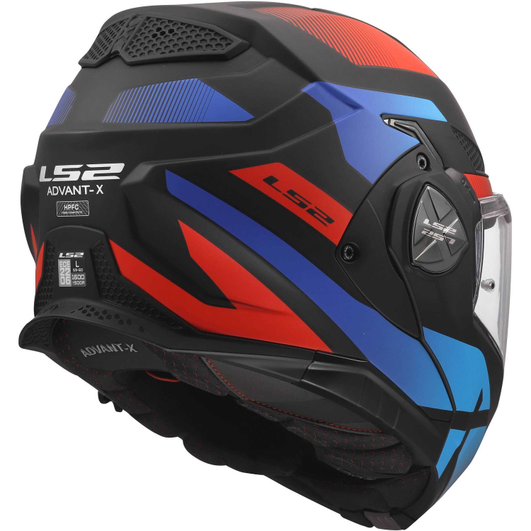 CASCO MODULARE LS2 FF901 ADVANT X NOVA BLACK RED BLUE 06  | LS2