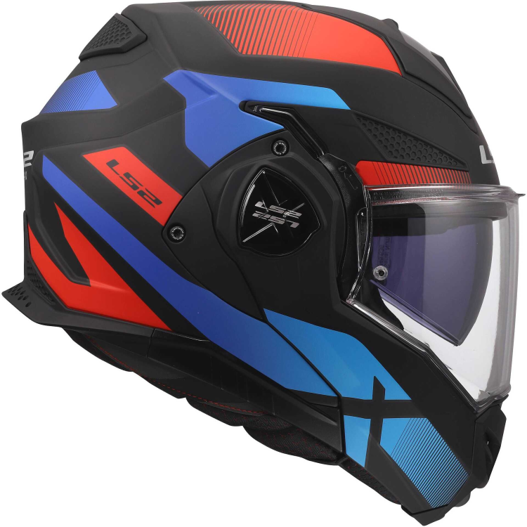 CASCO MODULARE LS2 FF901 ADVANT X NOVA BLACK RED BLUE 06  | LS2
