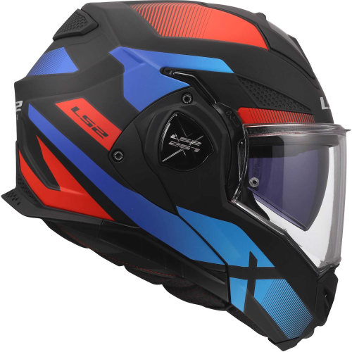 CASCO MODULARE LS2 FF901 ADVANT X NOVA BLACK RED BLUE 06  | LS2