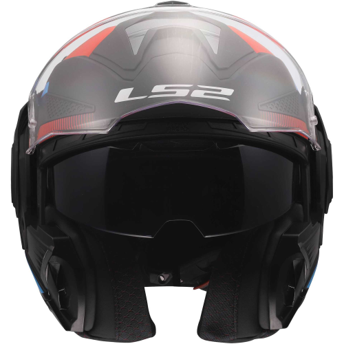 CASCO MODULARE LS2 FF901 ADVANT X NOVA BLACK RED BLUE 06  | LS2