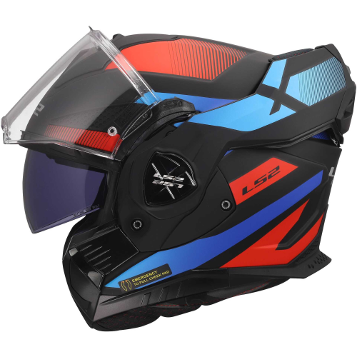 CASCO MODULARE LS2 FF901 ADVANT X NOVA BLACK RED BLUE 06  | LS2