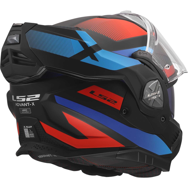 CASCO MODULARE LS2 FF901 ADVANT X NOVA BLACK RED BLUE 06  | LS2