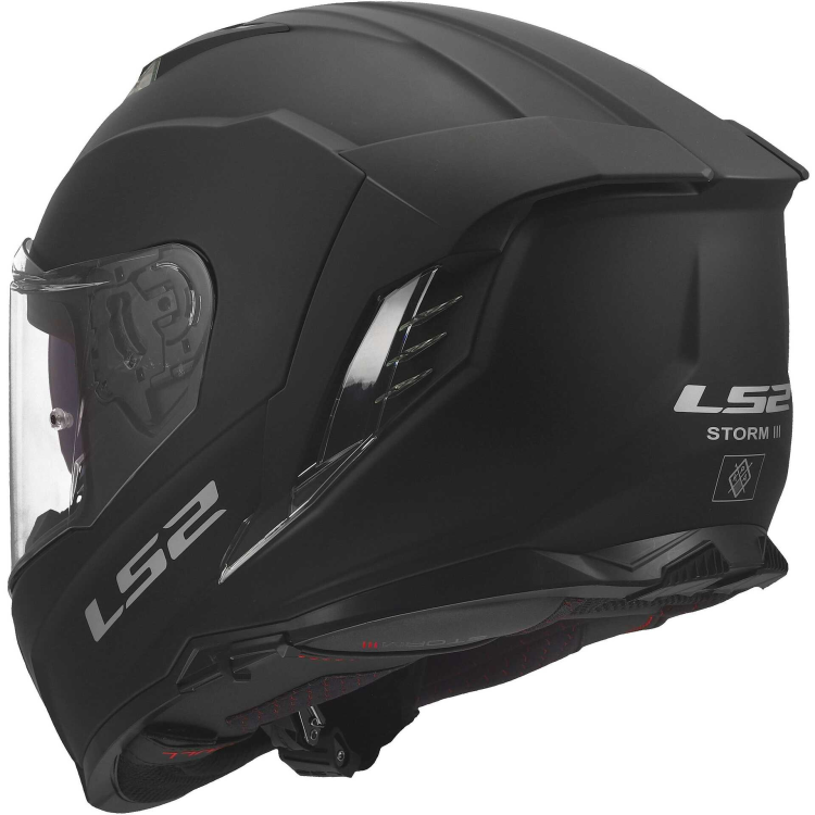 CASCO INTEGRALE LS2 FF818 STORM III SOLID MATT BLACK | LS2