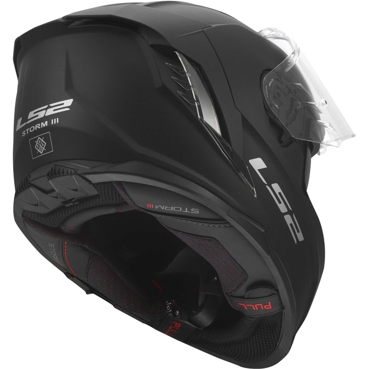 CASCO INTEGRALE LS2 FF818 STORM III SOLID MATT BLACK | LS2