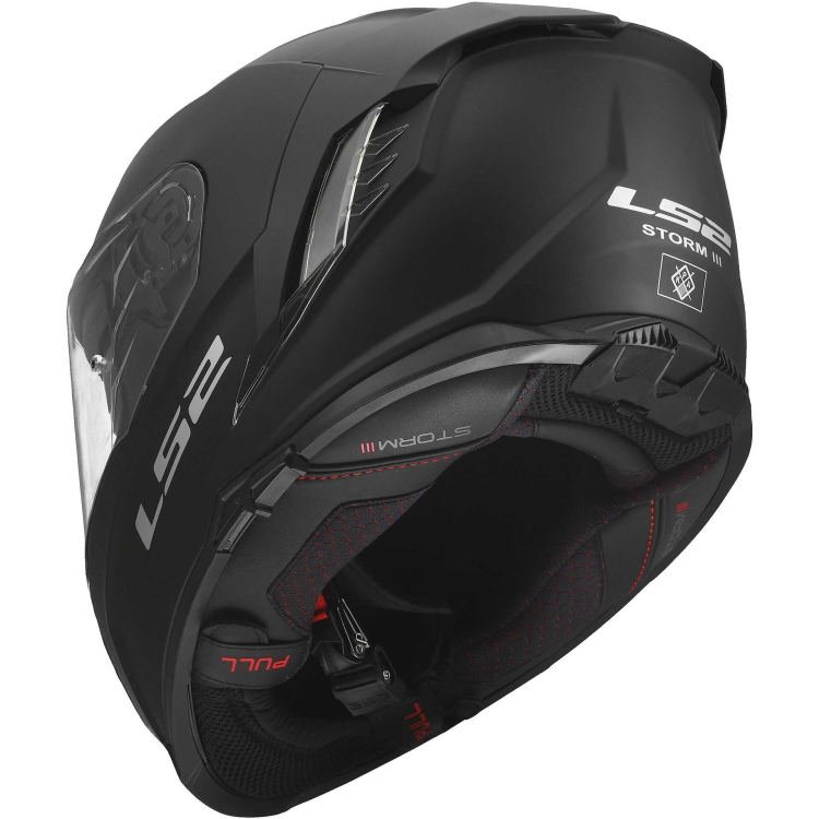 CASCO INTEGRALE LS2 FF818 STORM III SOLID MATT BLACK | LS2