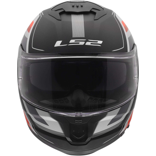 CASCO INTEGRALE LS2 FF808 STREAM II VINTAGE BLACK GREY RED 06 | LS2