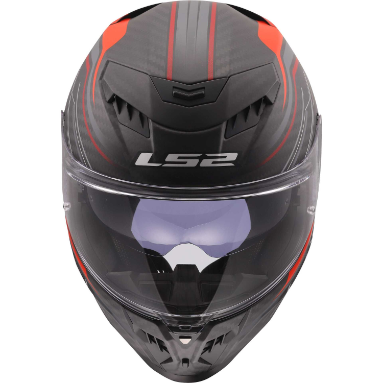 CASCO INTEGRALE LS2 FF808 STREAM II VINTAGE BLACK GREY RED 06 | LS2