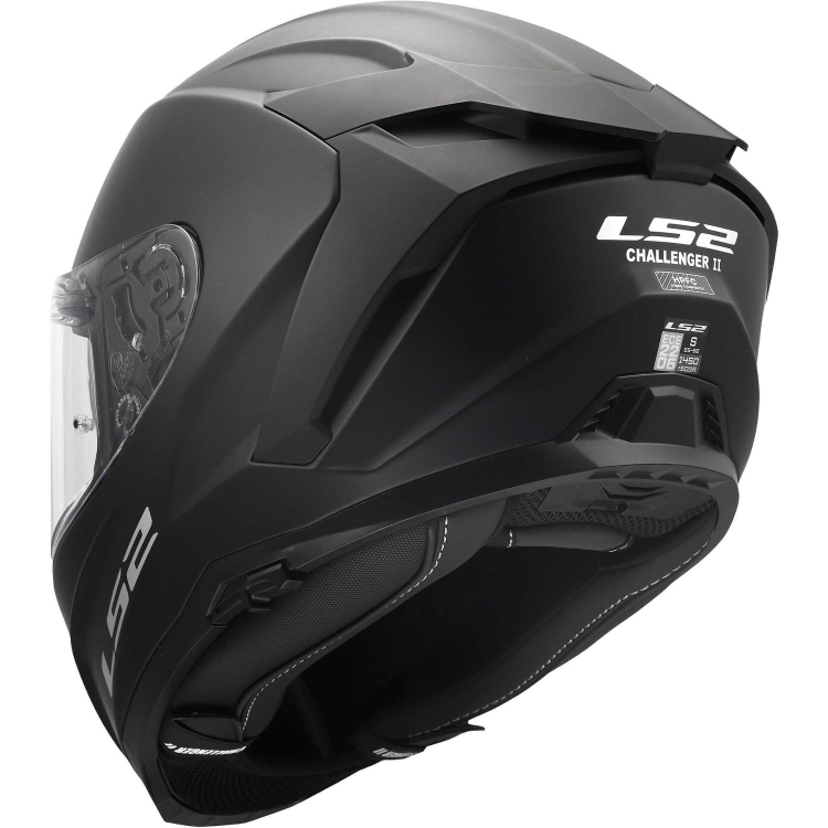 CASCO INTEGRALE LS2 FF817 CHALLENGER II SOLID MATT BLACK | LS2