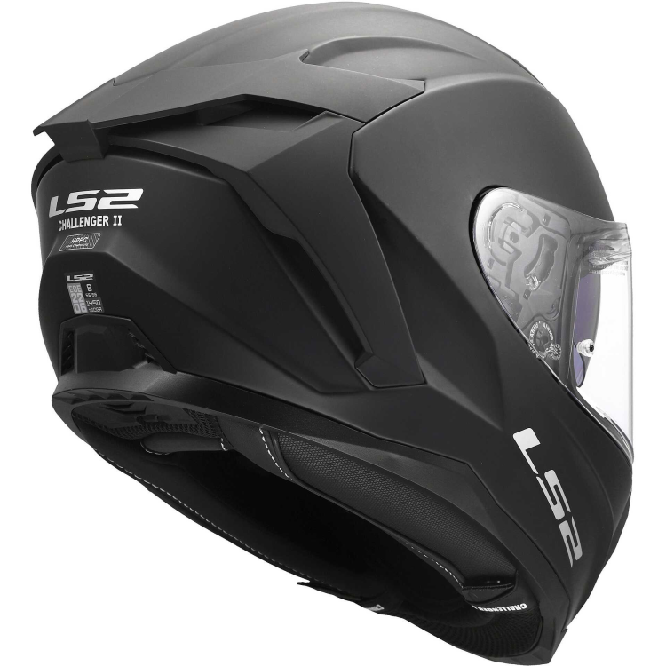 CASCO INTEGRALE LS2 FF817 CHALLENGER II SOLID MATT BLACK | LS2