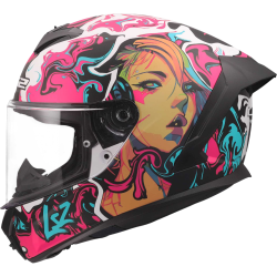 CASCO INTEGRALE LS2 FF820 RAPID III CYBERG PURPLE CYAN | LS2