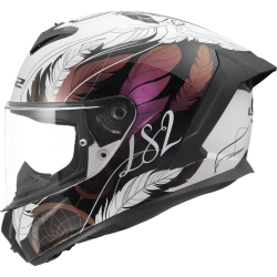 CASCO INTEGRALE LS2 FF820 RAPID III BOHO WHITE BLACK PINK | LS2