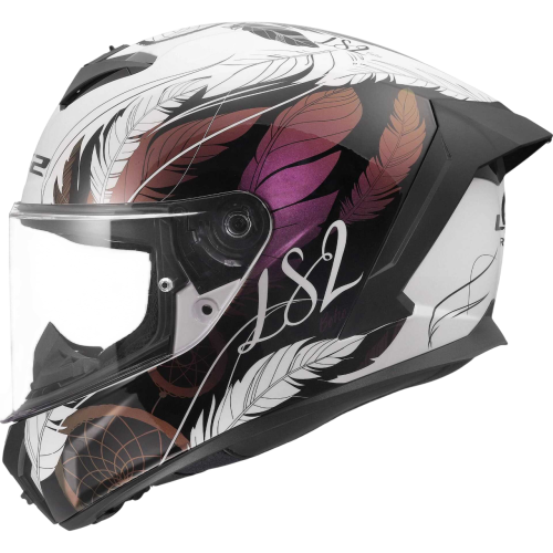 CASCO INTEGRALE LS2 FF820 RAPID III BOHO WHITE BLACK PINK | LS2
