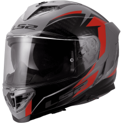 CASCO INTEGRALE LS2 FF818 STORM III DYNAMO GREY RED | LS2