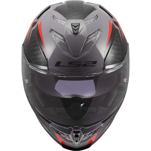 CASCO INTEGRALE LS2 FF818 STORM III DYNAMO GREY RED | LS2