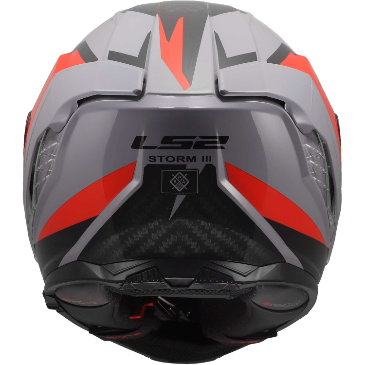 CASCO INTEGRALE LS2 FF818 STORM III DYNAMO GREY RED | LS2