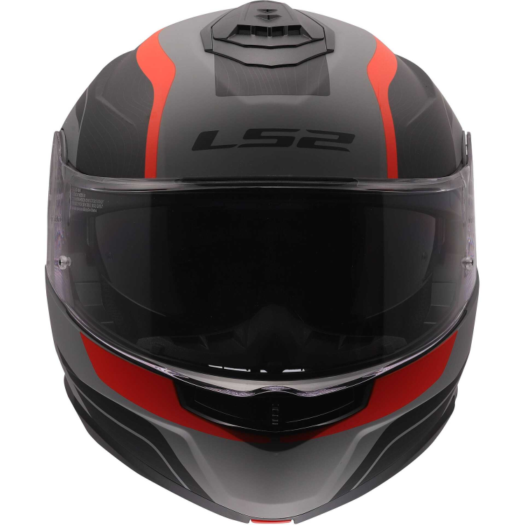 CASCO MODULARE LS2 FF908 STROBE II MONZA BLACK GREY RED 06  | LS2