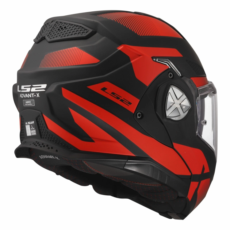 CASCO MODULARE LS2 FF901 ADVANT X NOVA BLACK RED 06  | LS2