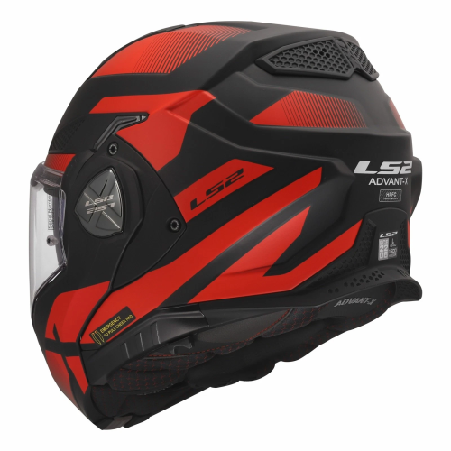 CASCO MODULARE LS2 FF901 ADVANT X NOVA BLACK RED 06  | LS2