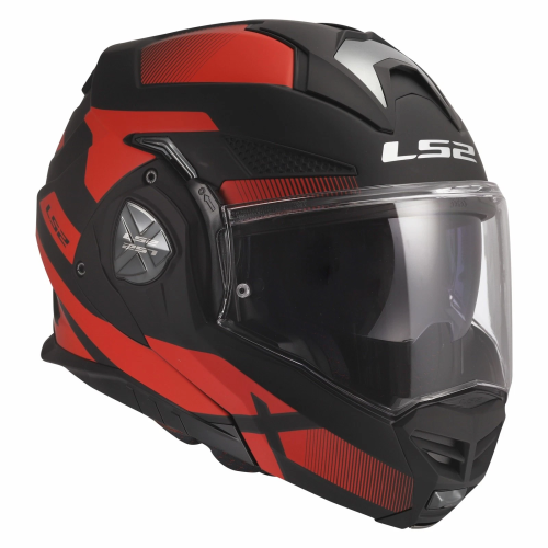 CASCO MODULARE LS2 FF901 ADVANT X NOVA BLACK RED 06  | LS2