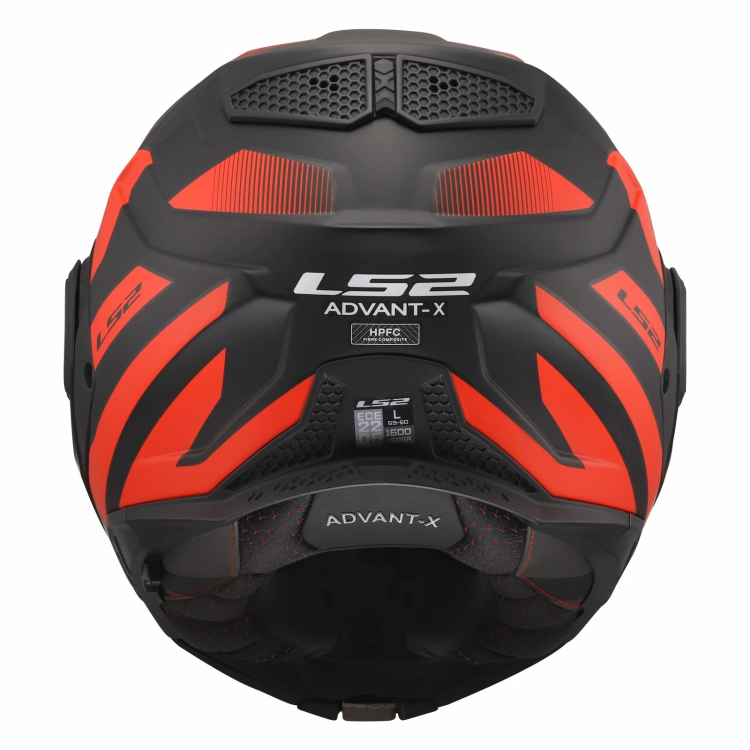 CASCO MODULARE LS2 FF901 ADVANT X NOVA BLACK RED 06  | LS2