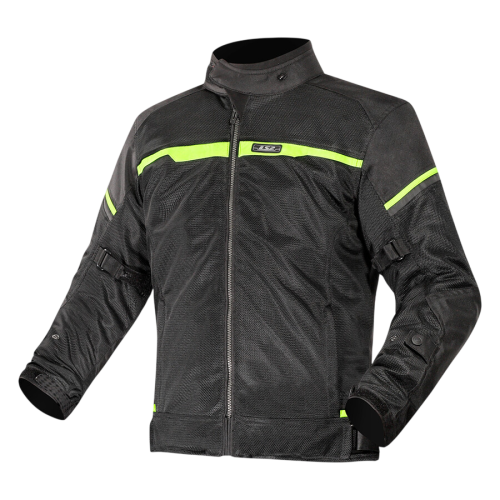 GIACCHE IMPERMEABILI LS2 RIVA LADY JACKET BLACK NEON YELLOW | LS