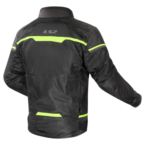 GIACCHE IMPERMEABILI LS2 RIVA LADY JACKET BLACK NEON YELLOW | LS