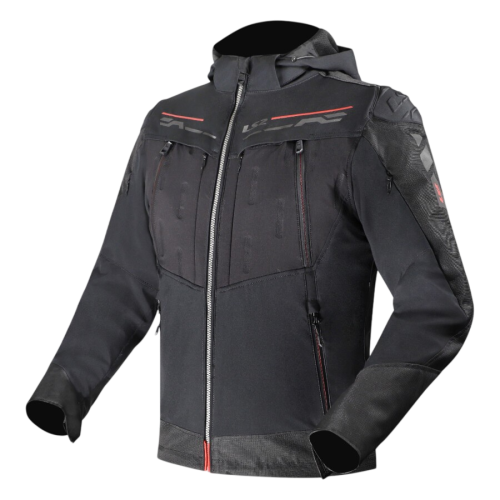GIACCHE IMPERMEABILI LS2 ZIRCONIUM EVO MAN JACKET BLACK RED | LS