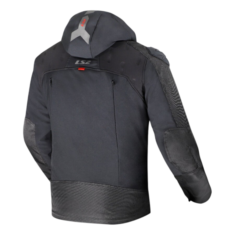 GIACCHE IMPERMEABILI LS2 ZIRCONIUM EVO MAN JACKET BLACK RED | LS