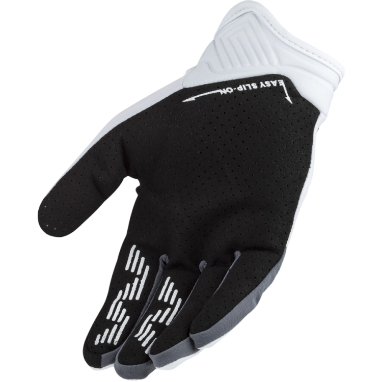 GUANTI LS2 BEND MAN GLOVES WHITE GREY | LS