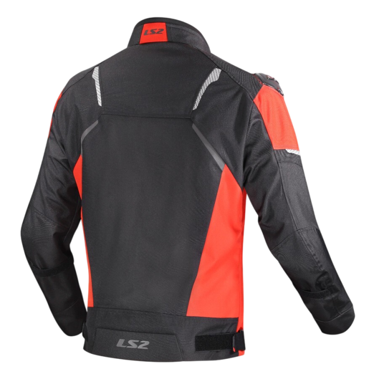 GIACCHE IMPERMEABILI LS2 ZOOM MAN JACKET BLACK RED | LS