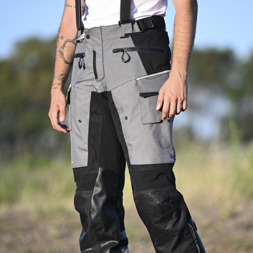PANTALONI IMPERMEABILI LS2 APOLLO MAN PANT BLACK DARK GREY COMFORT | LS