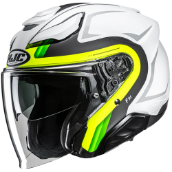 CASCO JET HJC F31 BASK GIALLO FLUO OPACO | HJC