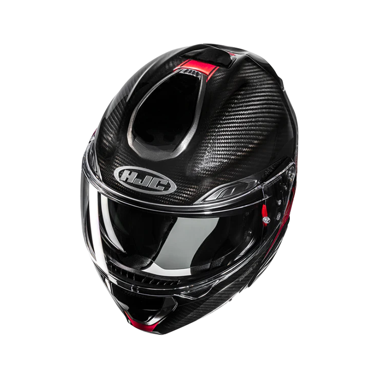 CASCO MODULARE HJC RPHA91 CARBON ELIG ROSSO | HJC