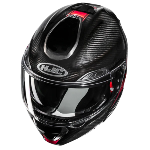 CASCO MODULARE HJC RPHA91 CARBON ELIG ROSSO | HJC
