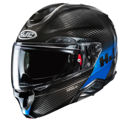 CASCO MODULARE HJC RPHA91 CARBON ELIG BLU | HJC