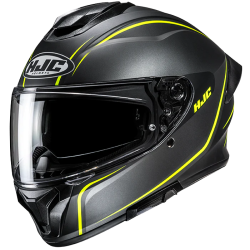 CASCO INTEGRALE HJC C71 QUEZ GIALLO FLUO OPACO | HJC