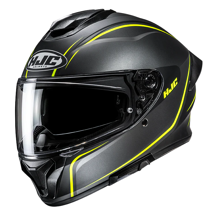CASCO INTEGRALE HJC C71 QUEZ GIALLO FLUO OPACO | HJC