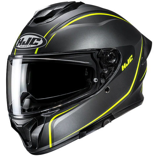 CASCO INTEGRALE HJC C71 QUEZ GIALLO FLUO OPACO | HJC