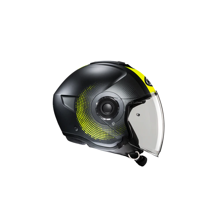 CASCO JET HJC I40N PYLE GIALLO FLUO OPACO | HJC