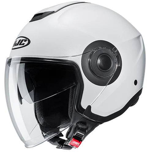 CASCO JET HJC I40N BIANCO PERLA OPACO | HJC