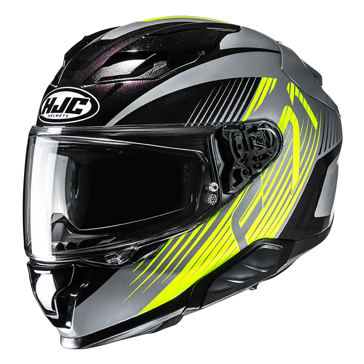 CASCO INTEGRALE HJC F71 CATOS GIALLO FLUO | HJC